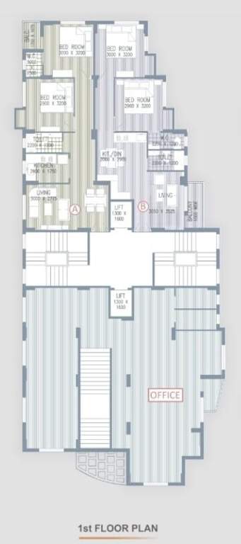  orchid estate Tower 1 Cluster Plan