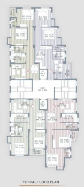  orchid-estate Tower 1 Cluster Plan