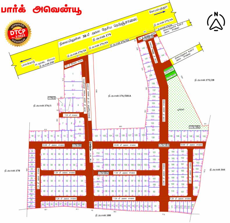 greenfields park avenue Layout Plan