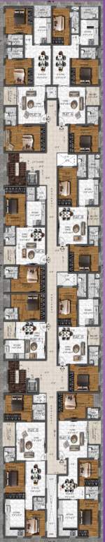  sai subiksham Sai Subiksham Cluster Plan from 1st to 5th Floor