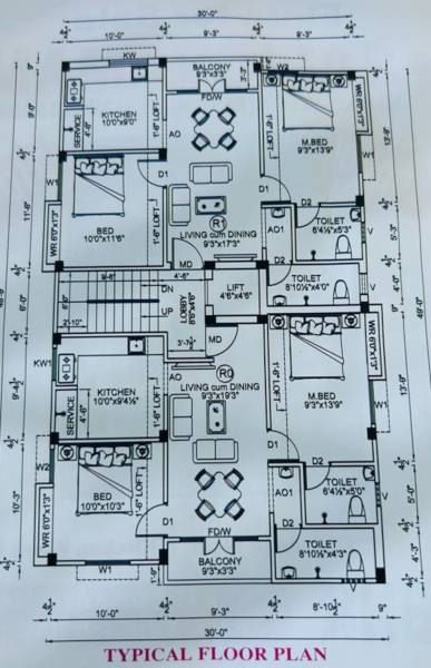  sun-villa Sun Villa Typical Cluster Plan