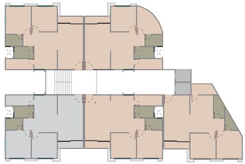  meena-heights-tower-d Meena Heights Tower D Cluster Plan From 1st To 6th Floor