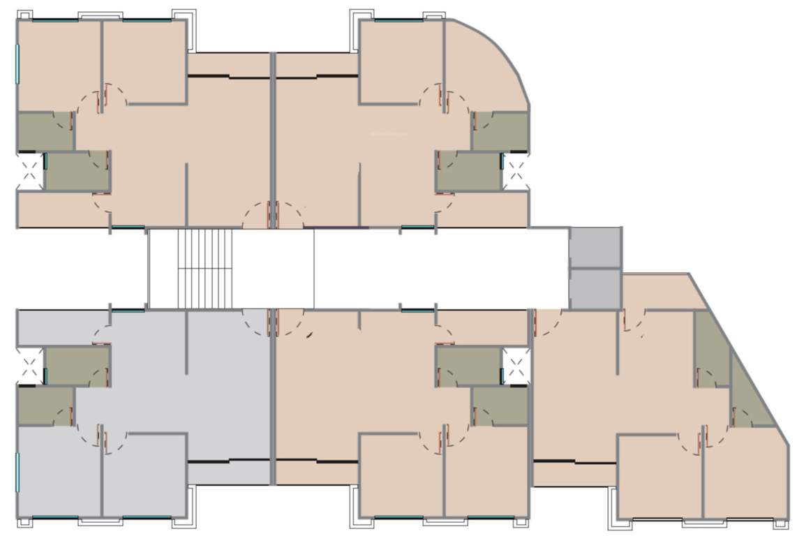  meena heights tower d Meena Heights Tower D Cluster Plan From 1st To 6th Floor