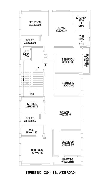  regalia Regalia Cluster Plan from 1st to 4th Floor