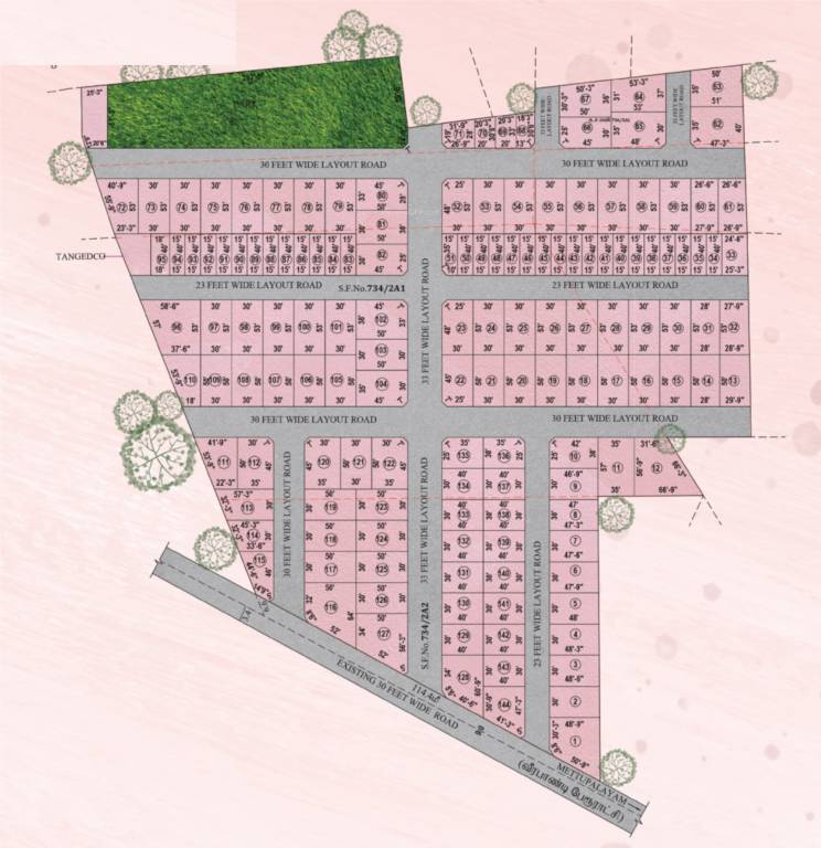 new town Layout Plan