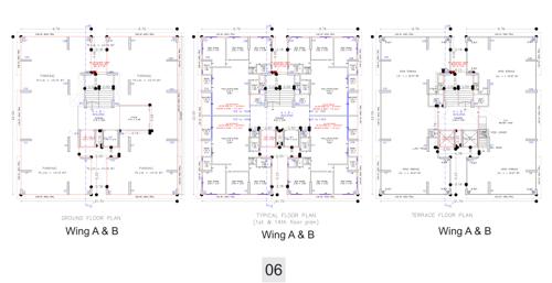 Tower 1 And 2 Cluster Plan from ground to 14th Floor saundarya-twin Tower 1 And 2 Cluster Plan from ground to 14th Floor