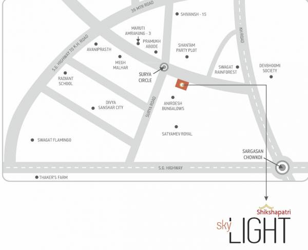  sky-light Location Plan