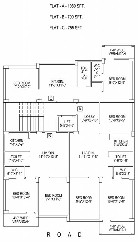  samdev plaza Samdev Plaza Typical Cluster Plan