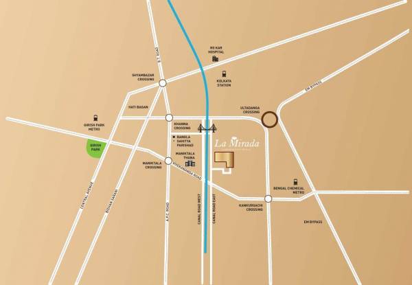  la-mirada Location Plan