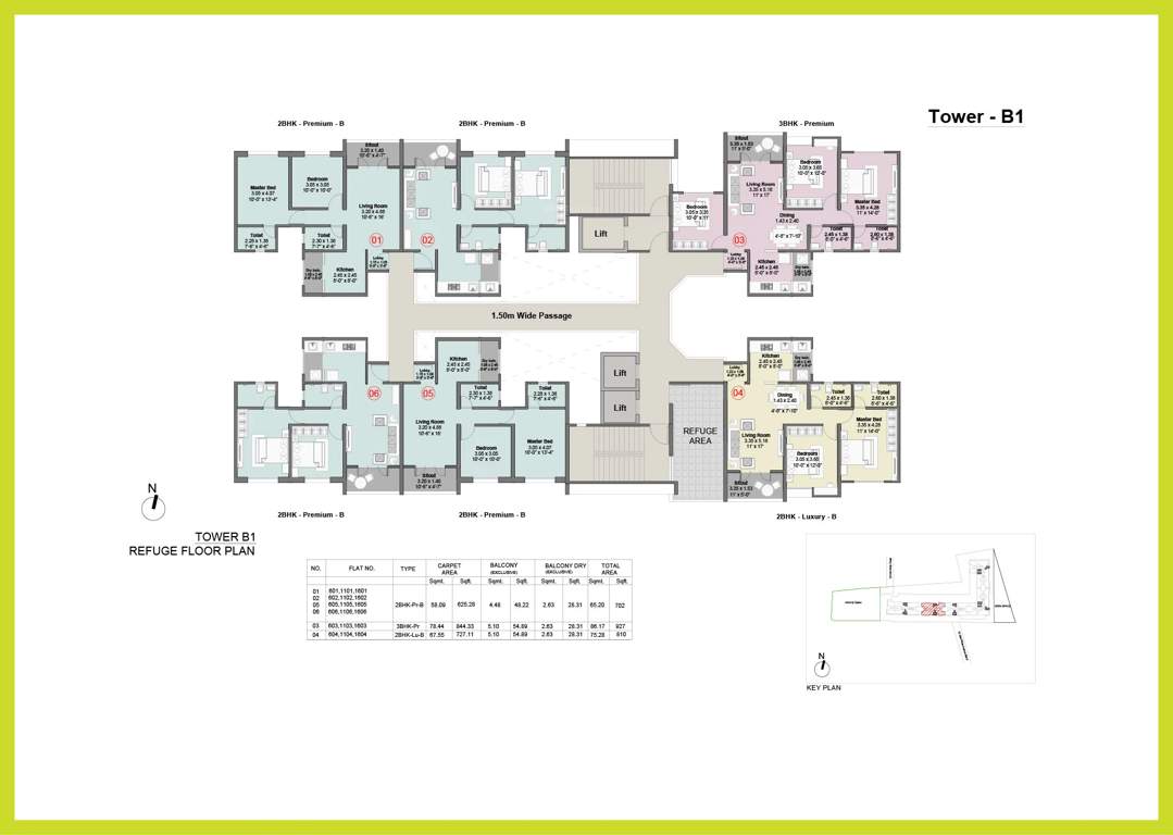 famville Tower A1 Cluster Plan