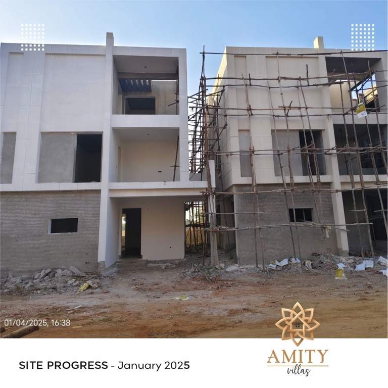  amity villas Construction Status Jan 25