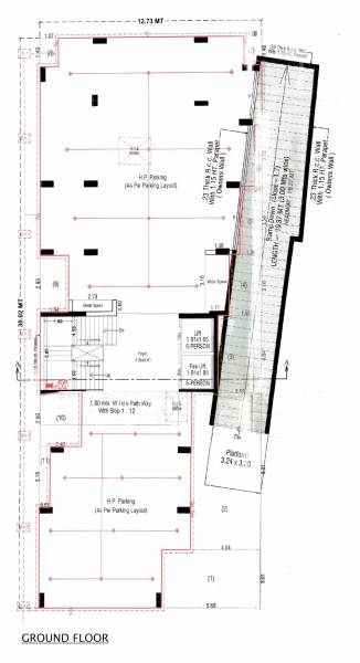  bhagyalaxmi-apartment One Ground Floor Cluster Plan