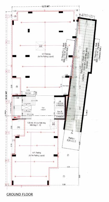  bhagyalaxmi apartment One Ground Floor Cluster Plan