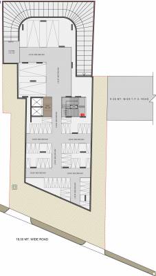  vibgyor Tower 1 Basement Cluster Plan