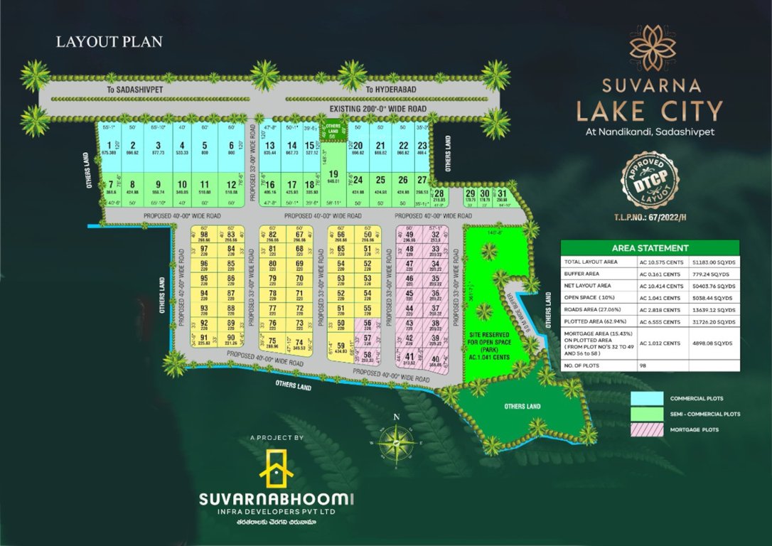  suvarna lake city Layout Plan