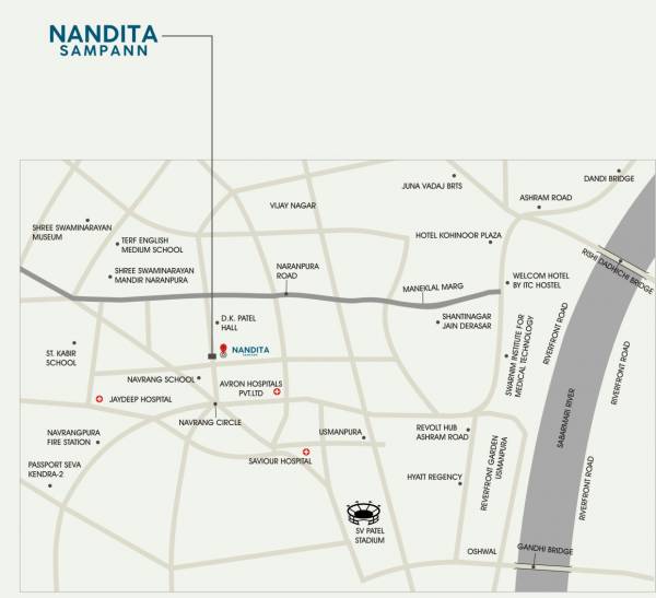  nandita-sampann Location Plan