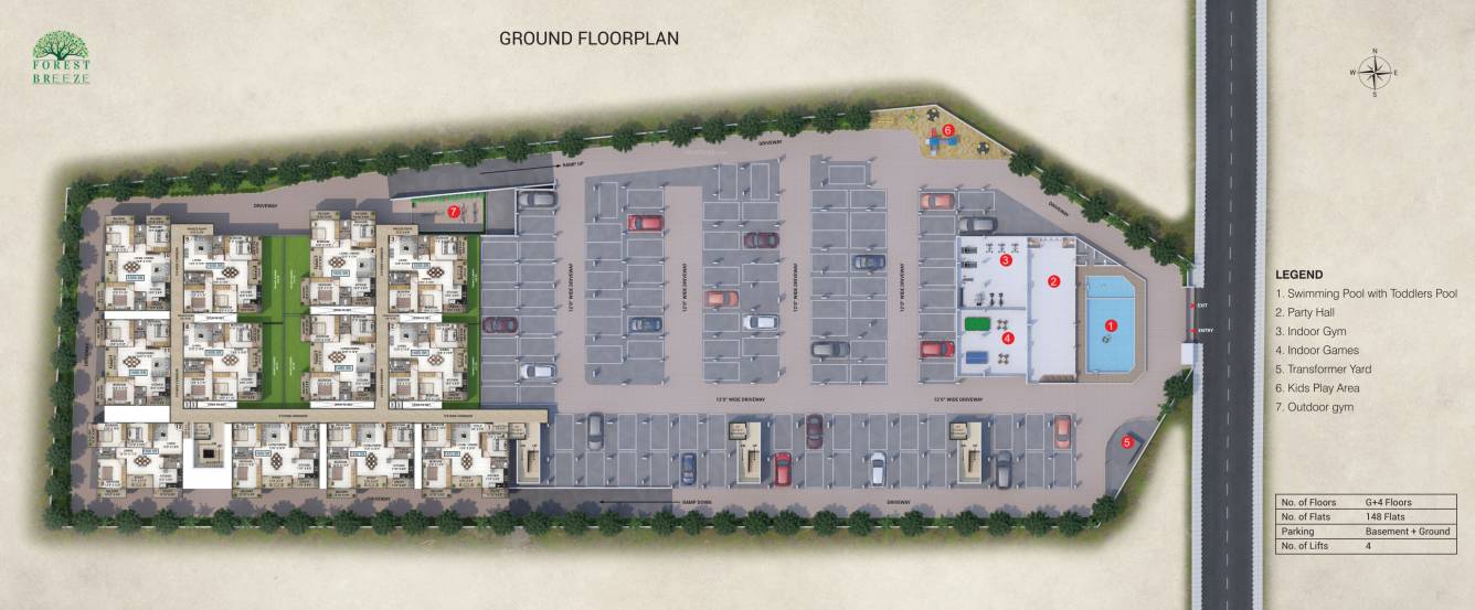  forest breeze Forest Breeze Cluster Plan