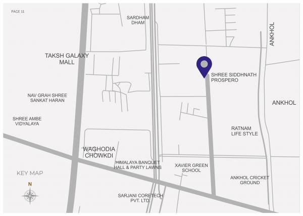 shree-siddhnath-prospero Location Plan