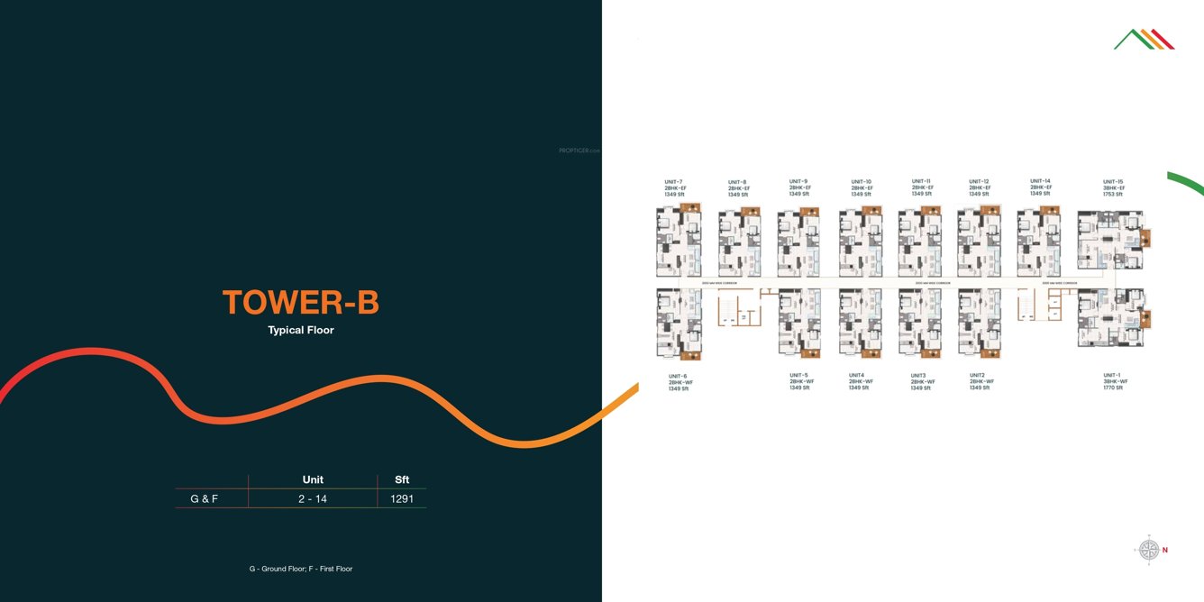  krishe pearl Block A Cluster Plan