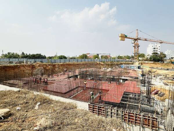  krishe-pearl Block A Construction Status March-24