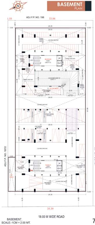 tiara by manidhar Block   A, B Basement Cluster Plan