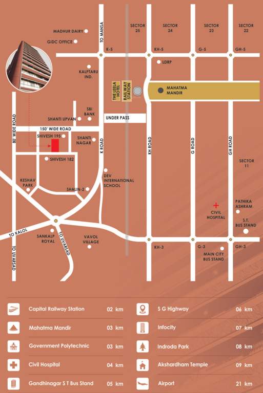  tiara by manidhar Location Plan