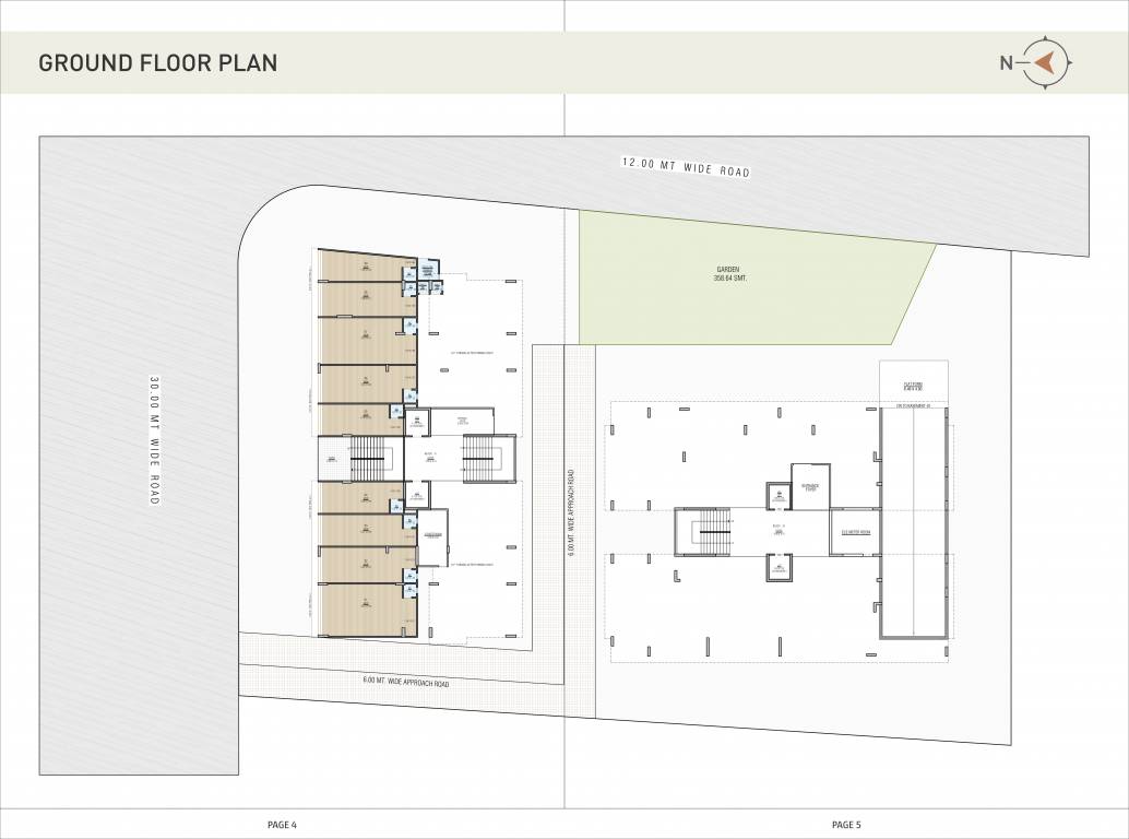  highend Block A And B Cluster Plan for ground Floor