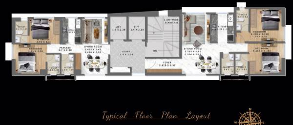  palacio Grace Palacio Typical Cluster Plan