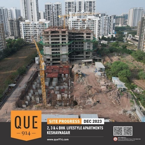  que 914 Tower 1 Construction Status Jan 24