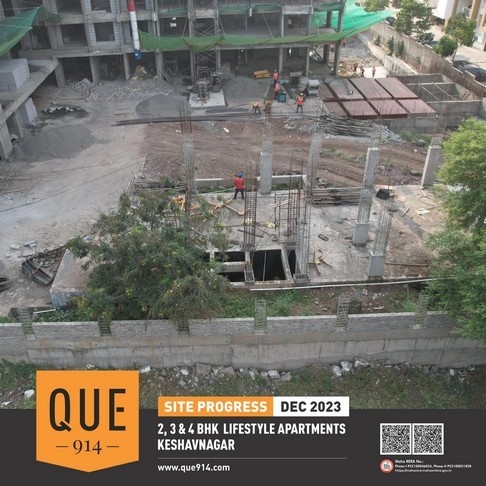  que 914 Tower 1 Construction Status Jan 24