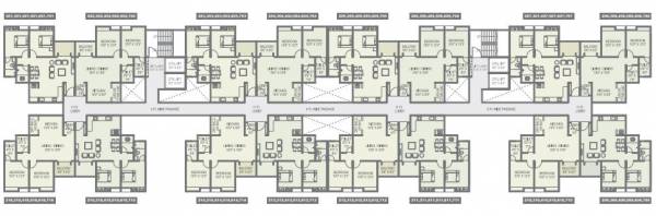  vishnu-greens Wing A Cluster Plan