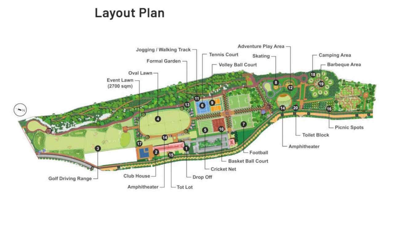  melody ii at nanded city Layout Plan