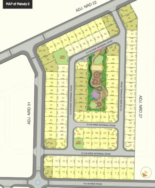  melody-ii-at-nanded-city Master Plan