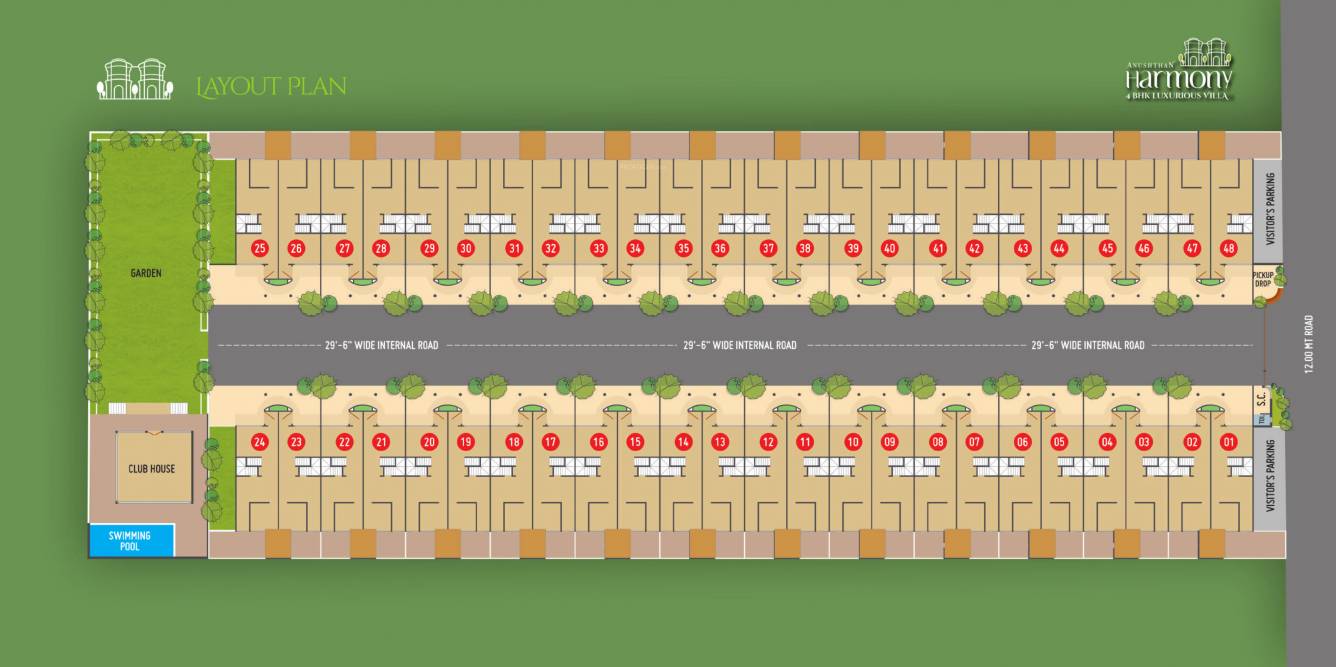 anusthan harmony Layout Plan