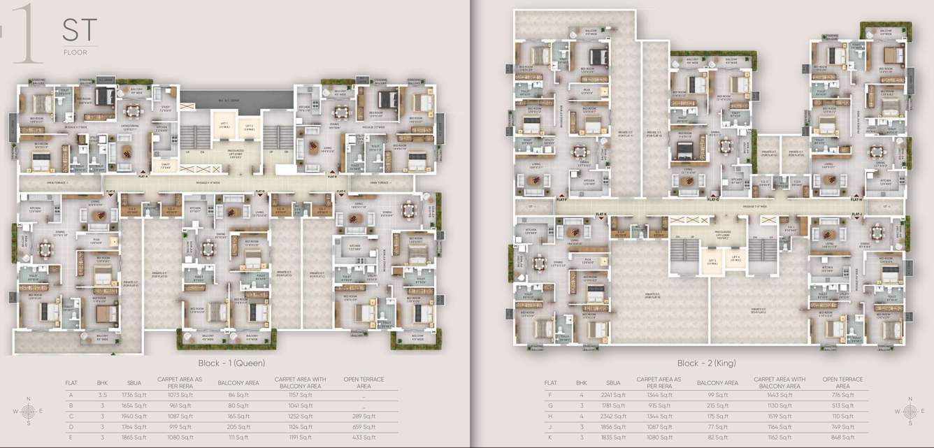  mayfair majestic Block A Cluster Plan