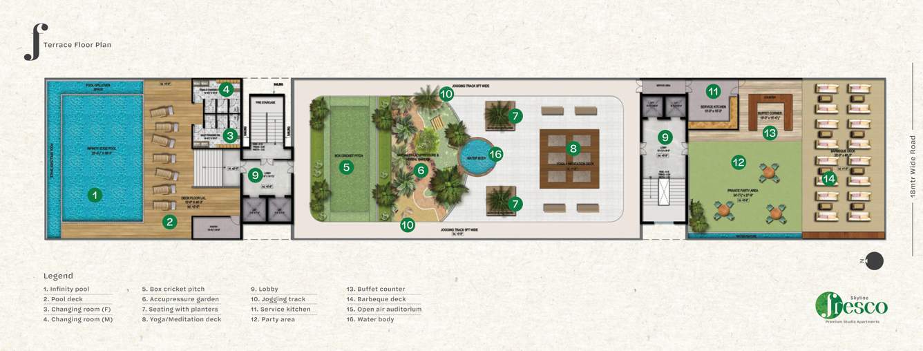  fresco Skyline Fresco Cluster Plan