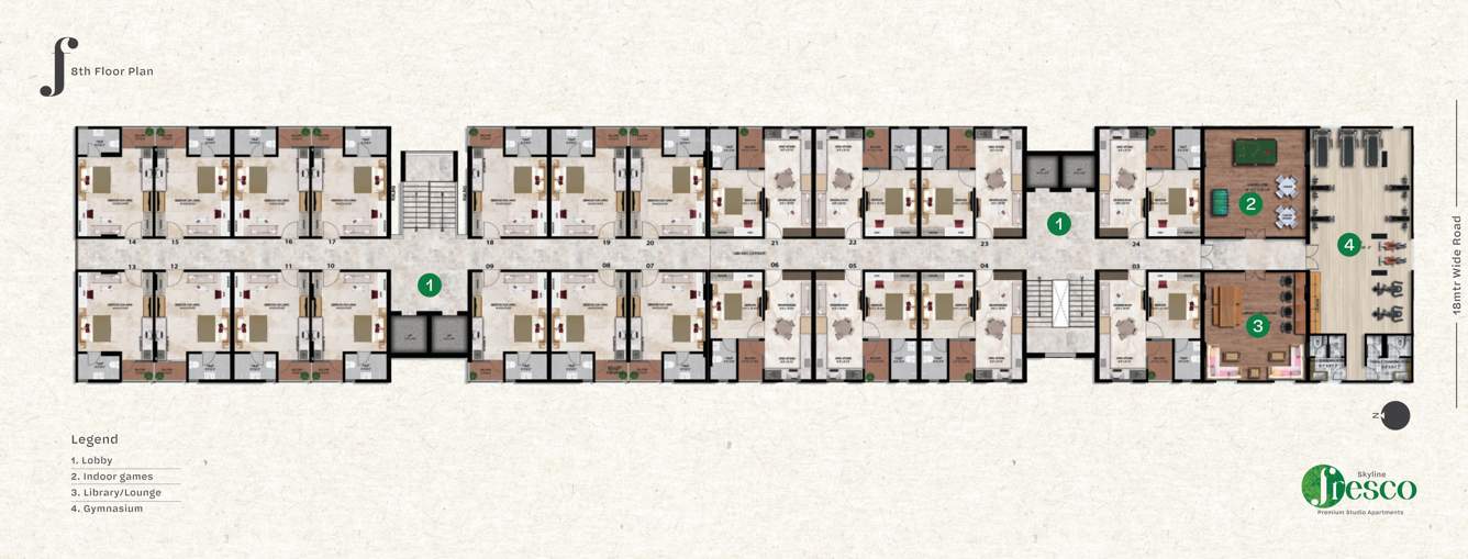  fresco Skyline Fresco Cluster Plan