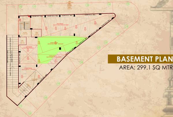  stones Stones Cluster Plan for Basement Floor