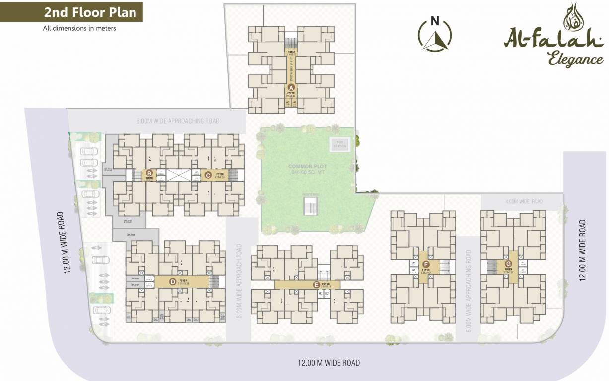  elegance A To G Cluster Plan For 2nd Floor