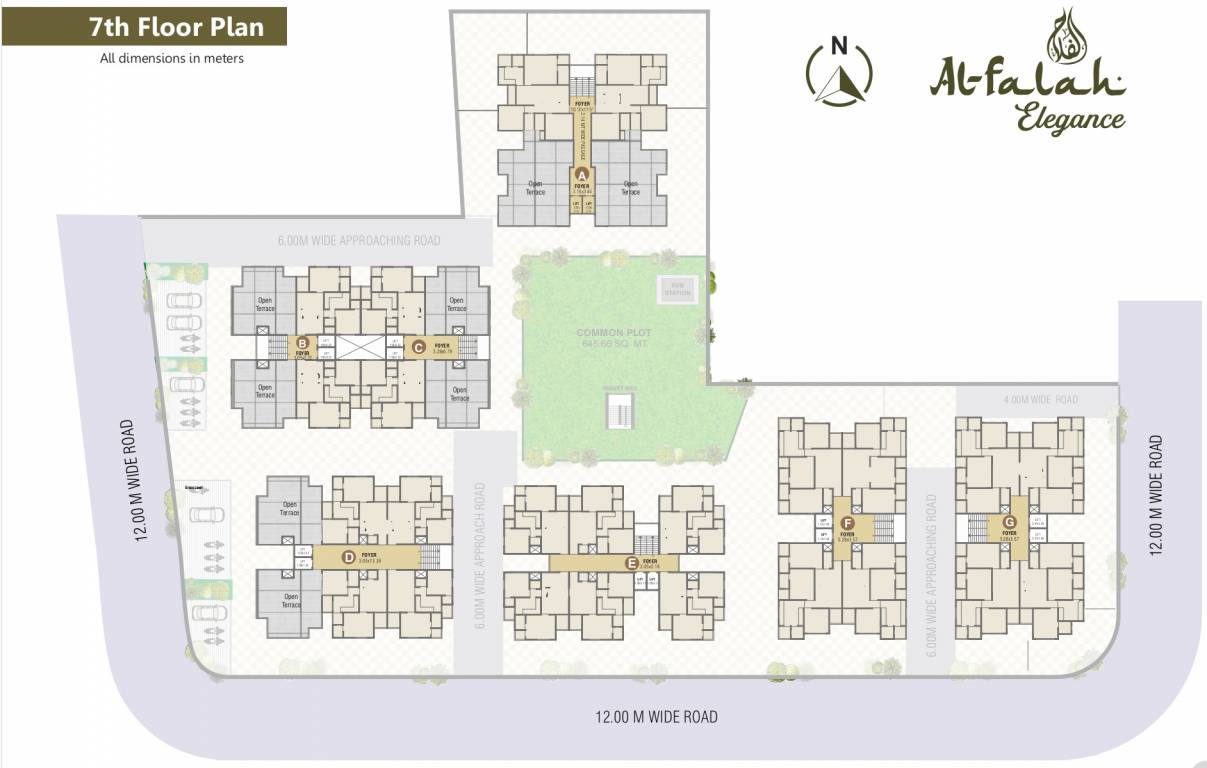  elegance A To G Cluster Plan For 7th Floor