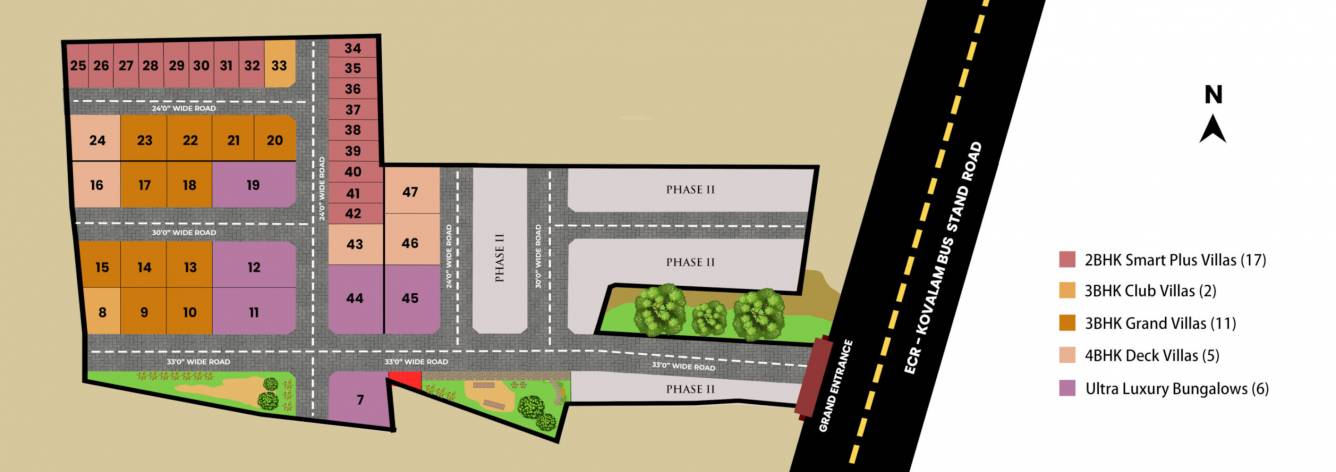  beach boulevard phase i Layout Plan