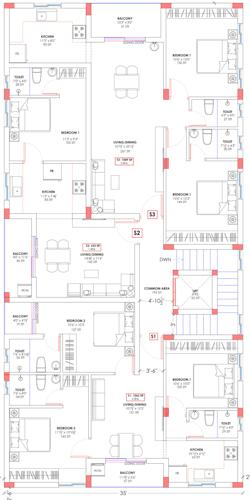  royal-garden Royal Garden Cluster Plan for 2nd Floor