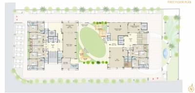  nandini-skyview Block A, Block B Cluster Plan for 1st Floor