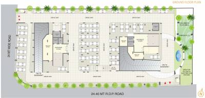  nandini-skyview Block A , Block B Cluster Plan for ground Floor