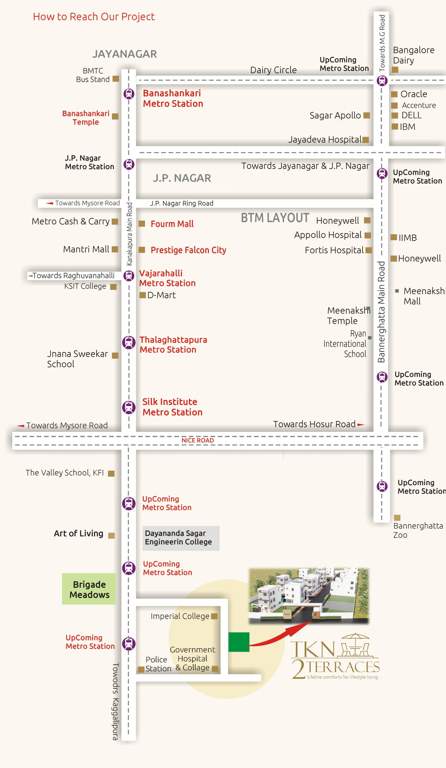  2 terraces Location Plan