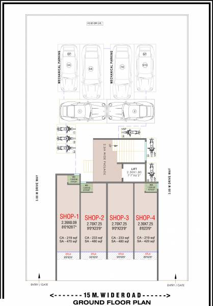  pushp Pushp Cluster Plan for ground Floor