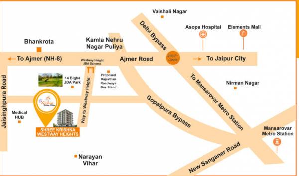  krishna-residency-xi Location Plan