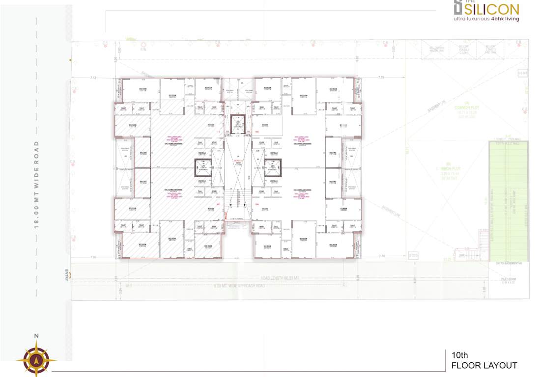  the silicon The Silico Cluster Plan for 10th Floor