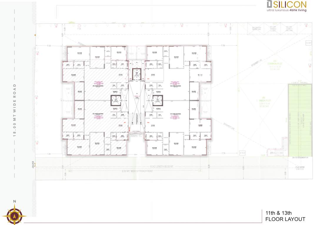  the silicon The Silico Cluster Plan from 11th And 13th Floor