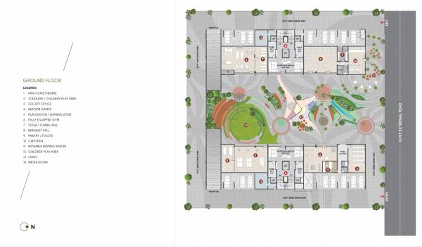  avani-aayam Block A Cluster Plan